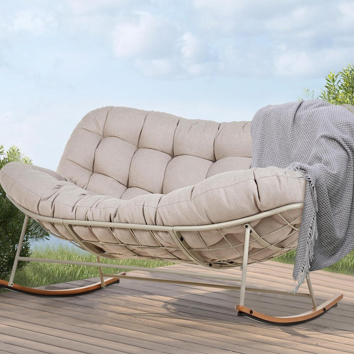Outdoor Double Rocking Chair